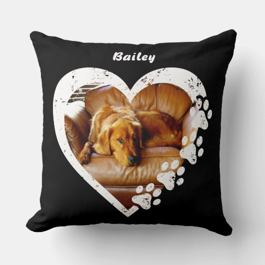 腐った腐ったペットの写真装飾用クッション クッション (正面)