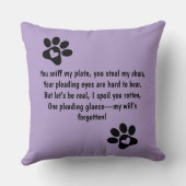 腐った腐ったペットの写真装飾用クッション クッション (裏面)