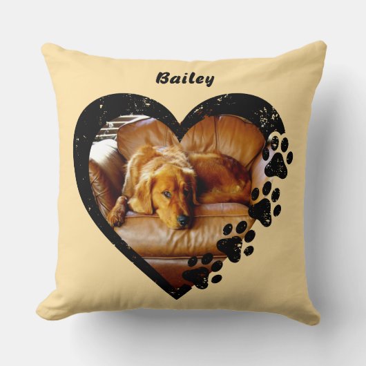 腐った腐ったペットの写真装飾用クッション クッション (正面)