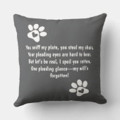 腐った腐ったペットの写真装飾用クッション クッション (裏面)