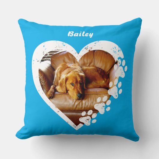 腐った腐ったペットの写真装飾用クッション クッション (正面)