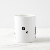 腐った腐った古いイギリスの牧羊犬(灰色1おもしろい) コーヒーマグカップ (中央)