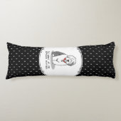 腐った腐った古いイギリスの牧羊犬(灰色1おもしろい) ボディピロー (正面)