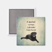 腐った腐った腐ったラブラドールがここに住んでいる マグネット (正面/裏面)