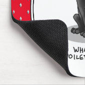 腐った黒いラボラブラドールレトリエバードッグ マウスパッド (コーナー)