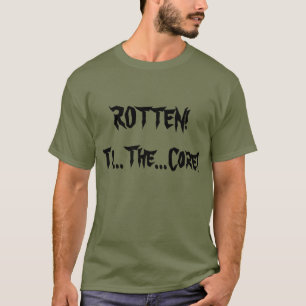 腐った! 中心の金属のワイシャツに Tシャツ
