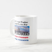 腐敗した裏切り者は187分間行動することを拒否した コーヒーマグカップ (正面左)