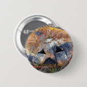 腐敗のカボチャ 缶バッジ (正面&裏面)