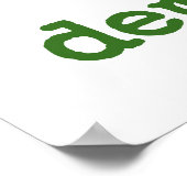 腐敗は民主主義の敵である – 腐敗 ポスター (角)