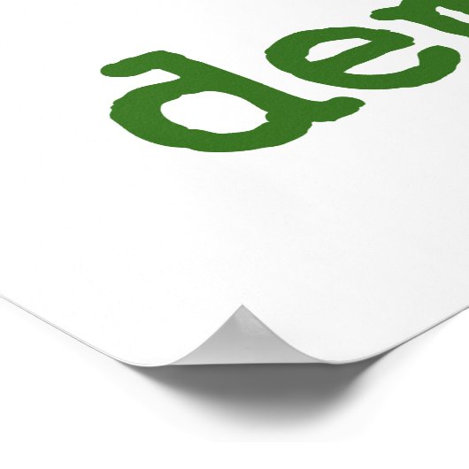 腐敗は民主主義の敵である – 腐敗 ポスター (角)