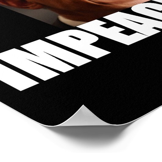 腐敗を終わらせる – オバマを弾劾 ポスター (角)