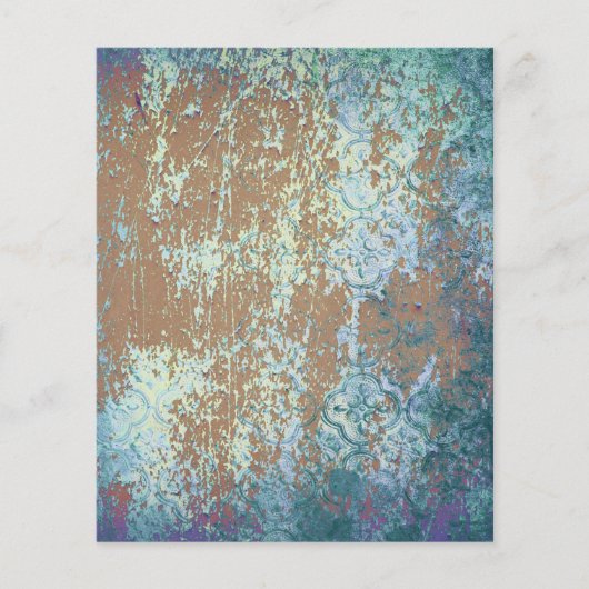 腐敗性ヴィンテージグランジ壁紙スクラップブック紙 (正面)