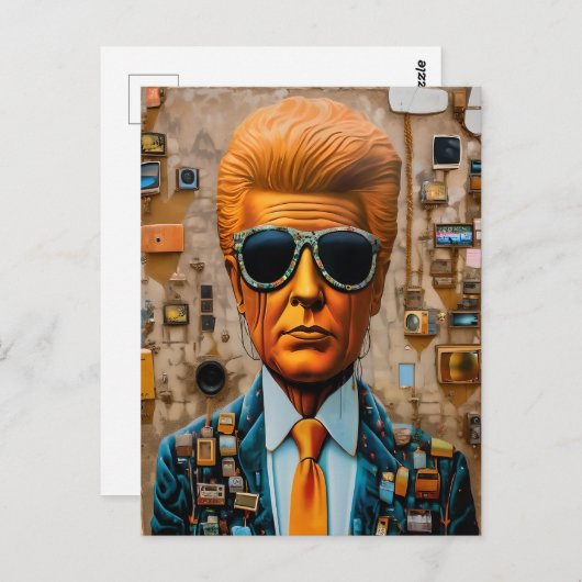 腐敗社会の人 ポストカード (正面/裏面)