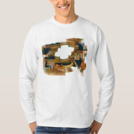 腐食させた弦楽器フレーム Tシャツ