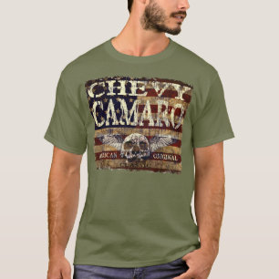 腐食させた旗に対するChevy Camaroのデザイン Tシャツ