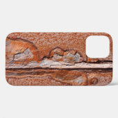 腐食した錆びた金属テクスチャケース – メイトiPhoneケース Case-Mate iPhoneケース (裏面 (横))
