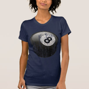 腐食し、老化する第8ビリヤードボール- Tシャツ