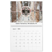 腐食の美しいアメリカ カレンダー (3月 2026)