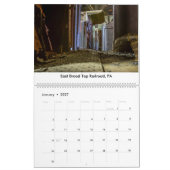 腐食の美しいアメリカ カレンダー (1月 2027)