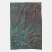 腐食の"銅の"プリントの台所タオル キッチンタオル (縦)