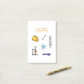 腐食工学化学エンジニアリング ポストイット (デスク上)