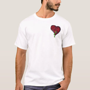 腐食性ハート Tシャツ