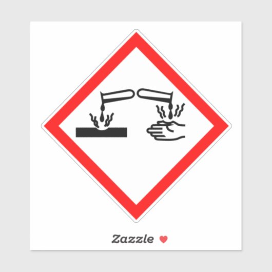 腐食性 COSHH シール (シート)