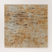 腐食素朴金属の質感に絡み合う色 ジグソーパズル (横)