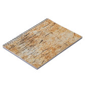 腐食素朴金属の質感に絡み合う色 ノートブック (左側)