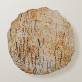 腐食素朴金属の質感に絡み合う色 ラウンドクッション (裏面)