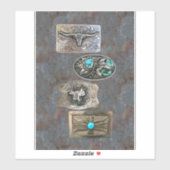 腐食鋼のベルトバックル シール (シート)