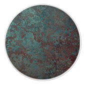 腐食「銅」プリントセラミックノブ セラミックノブ (正面)