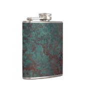 腐食「銅」プリントフラスコ包まれたビニル フラスク (右)