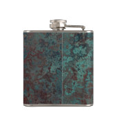 腐食「銅」プリントフラスコ包まれたビニル フラスク (裏面)