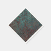 腐食「銅」プリント紙ナプキン スタンダードカクテルナプキン (角)