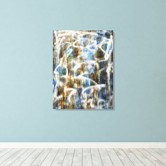 腐食#2 キャンバスプリント (インサイチュ (ウッドフロア))