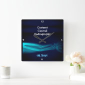 腕おもしろいのX線が壊れています スクエア壁時計 (ホーム)