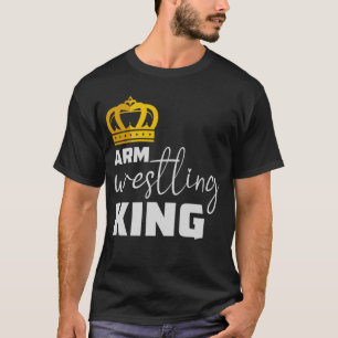 腕おもしろいレスリングスポーツパワーメンズアームレスラー Tシャツ