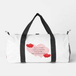 腕がいっぱいだ ダッフルバッグ