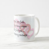 腕が一杯だ コーヒーマグカップ (正面右)