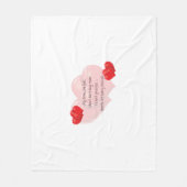 腕が一杯だ フリースブランケット (正面)