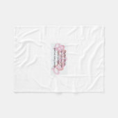 腕が一杯だ フリースブランケット (正面(横))