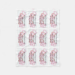 腕が一杯だ フリースブランケット