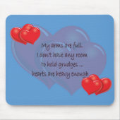 腕が一杯だ マウスパッド (正面)