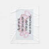 腕が一杯フリースブランケット フリースブランケット (正面)