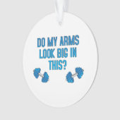腕が大きく見える オーナメント (正面)