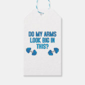 腕が大きく見える ギフトタグ (正面)
