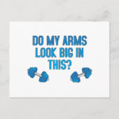 腕が大きく見える シーズンポストカード (正面)