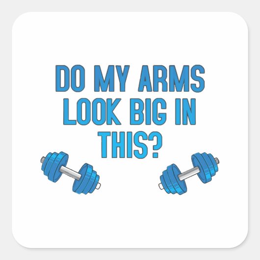 腕が大きく見える スクエアシール (正面)