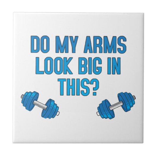 腕が大きく見える タイル (正面)